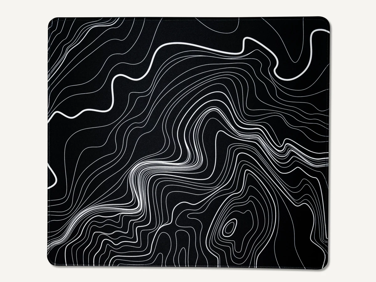 Blackroom Map Desk Mat product photo.