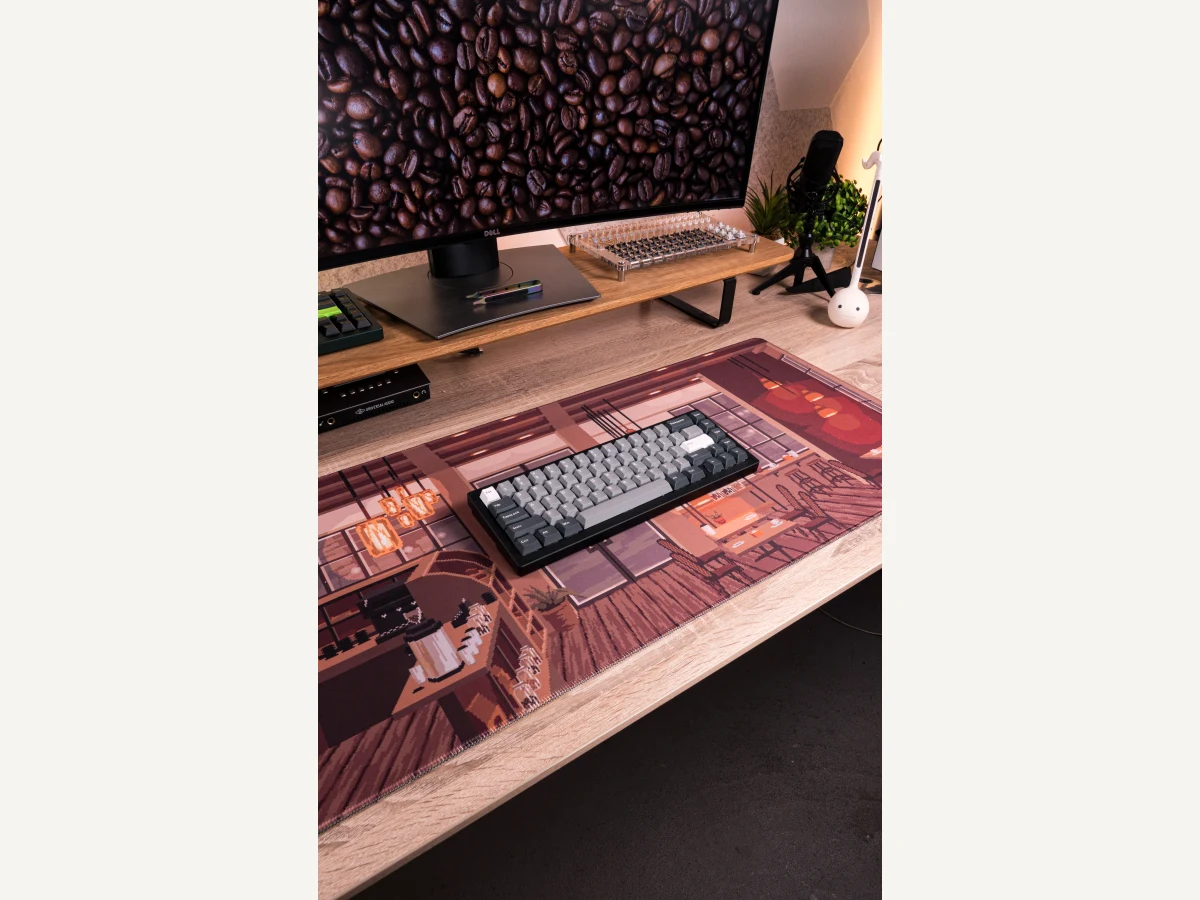 Foundry Rings Desk Mat product photo.