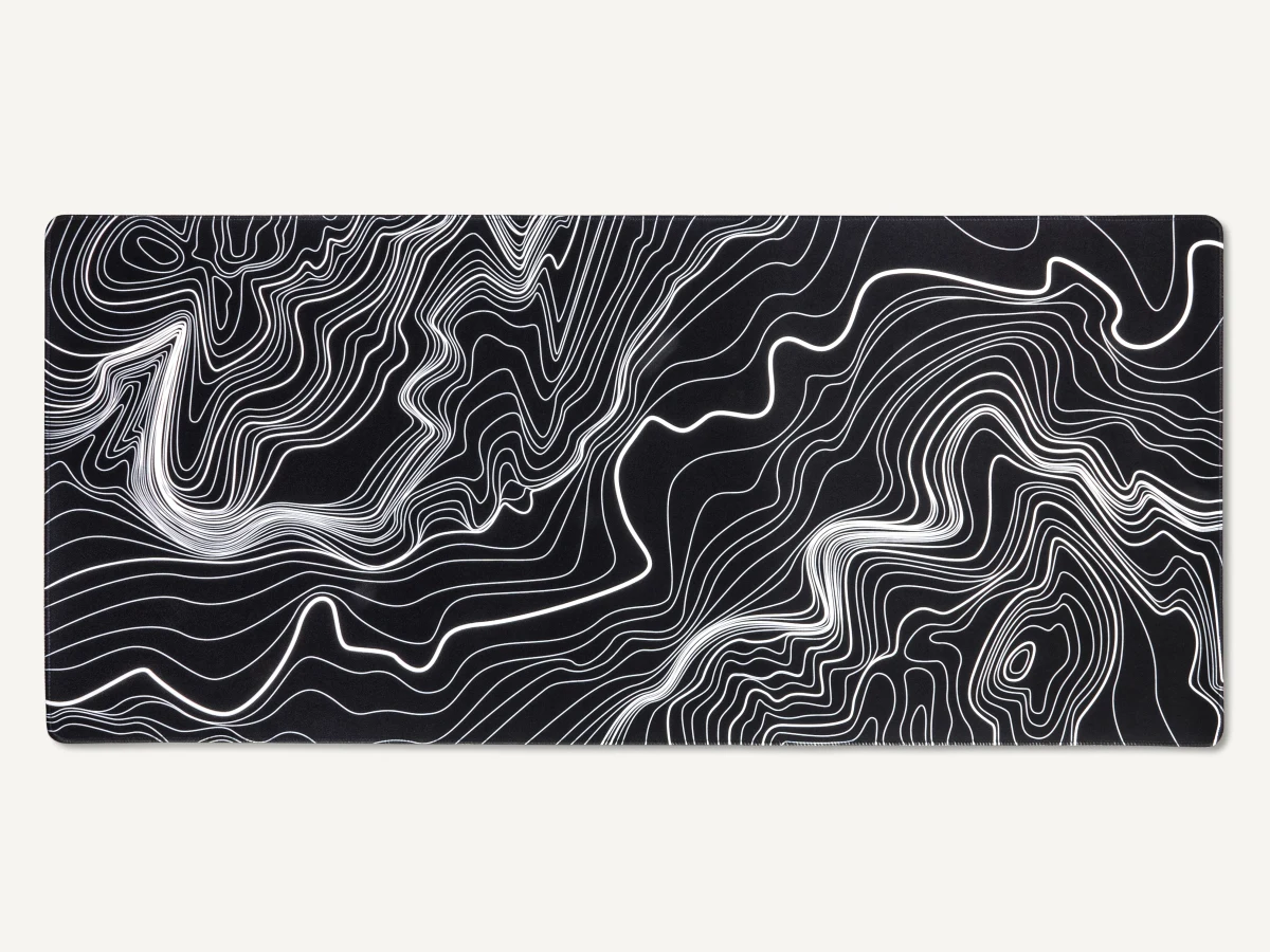 Graphite Lattice Desk Mat product photo.