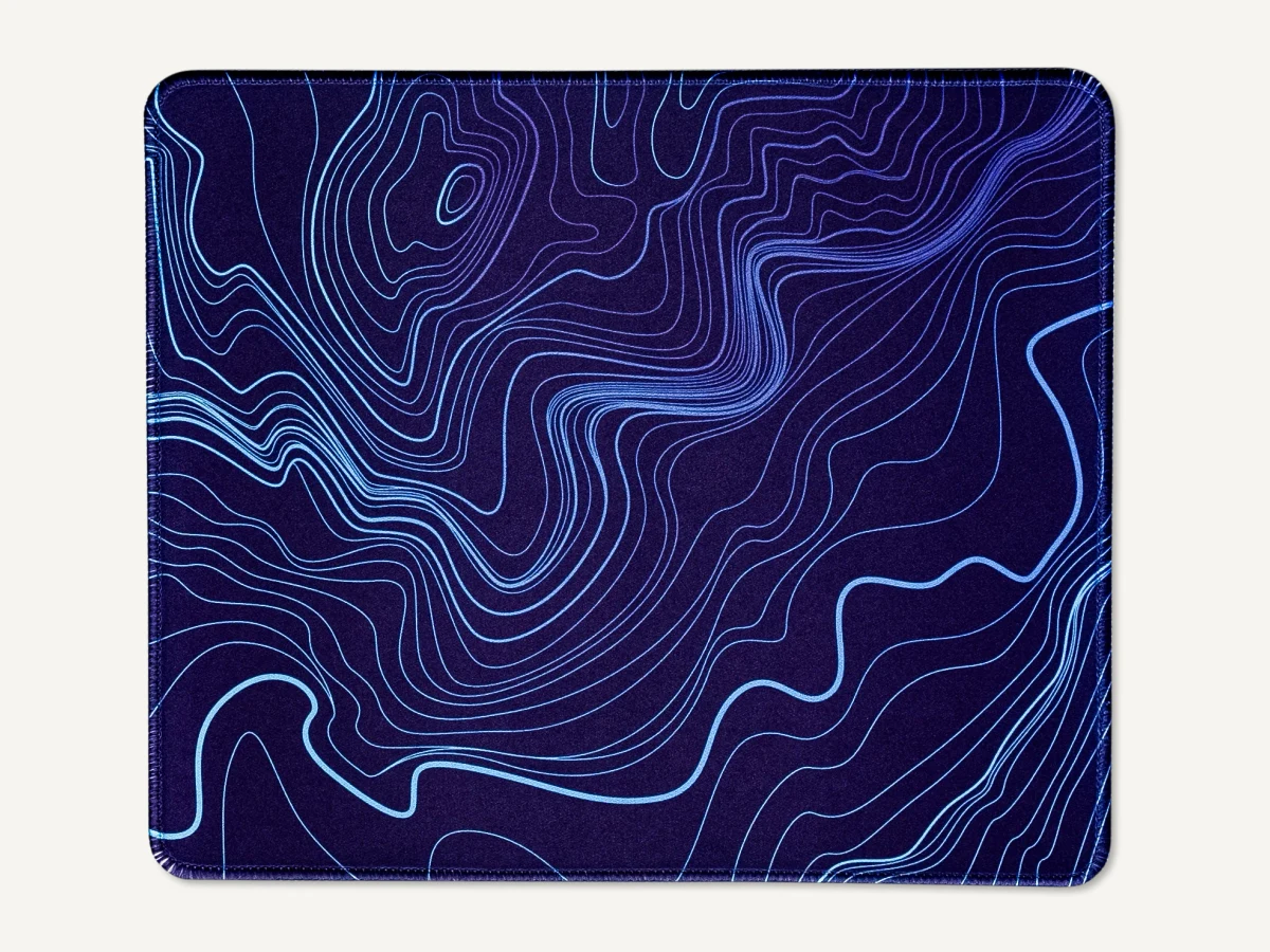 Signal Bloom Desk Mat product photo.