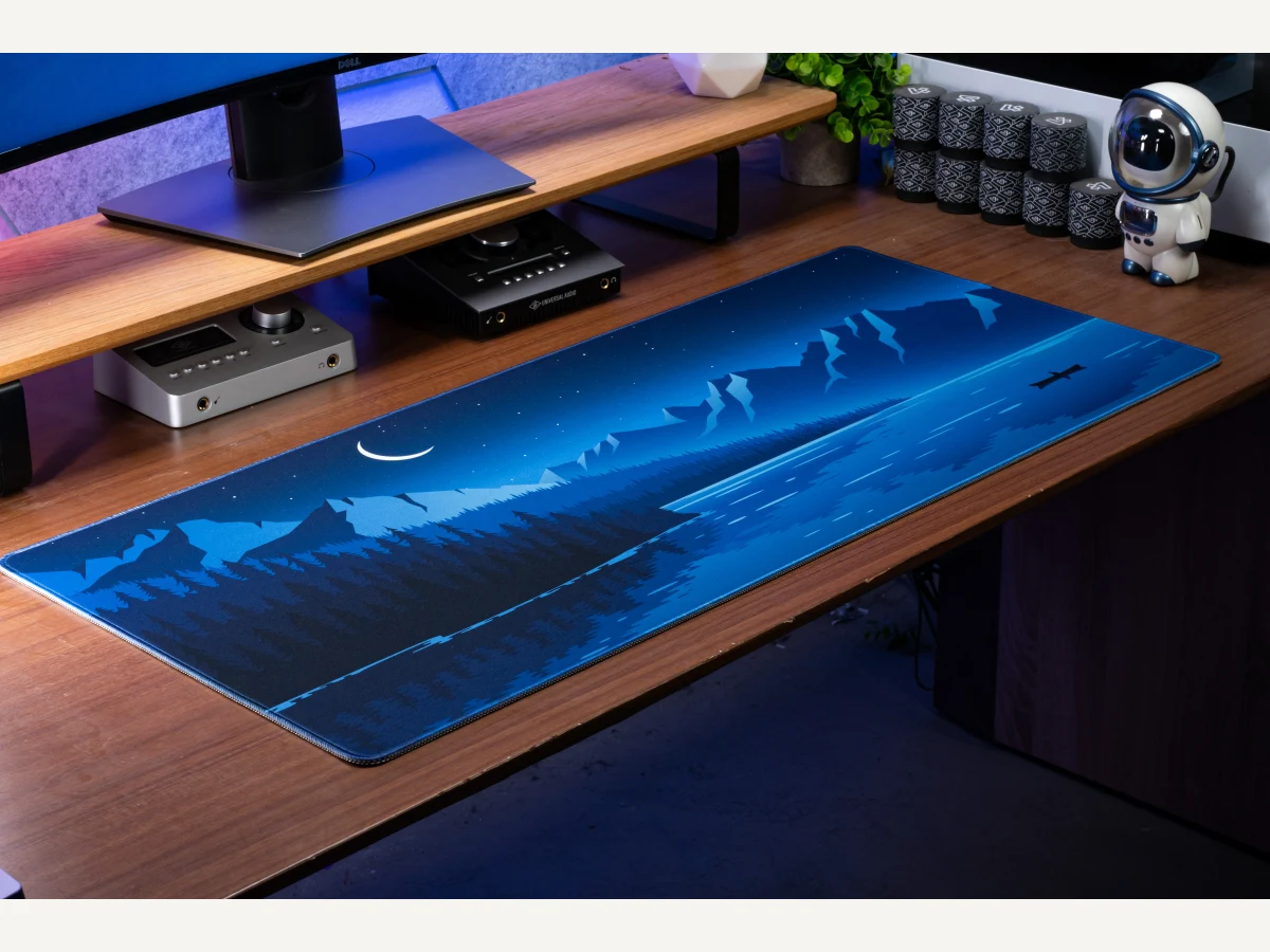Tidal Hex Desk Mat product photo.